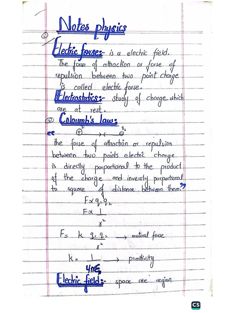 Physics Notes All Outline by Innocent-1 | PDF