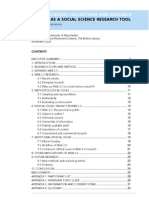 Social Sciences Collections and Research Web 2.0 As A Social Science Research Tool