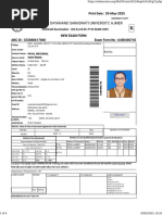 RDVV Private Exam Form 2026 | PDF