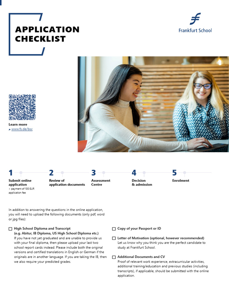 Application Checklist BSC 09 2024 2024 11 01 13 40 16 | PDF