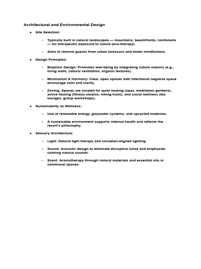 Architectural and Environmental Design | PDF