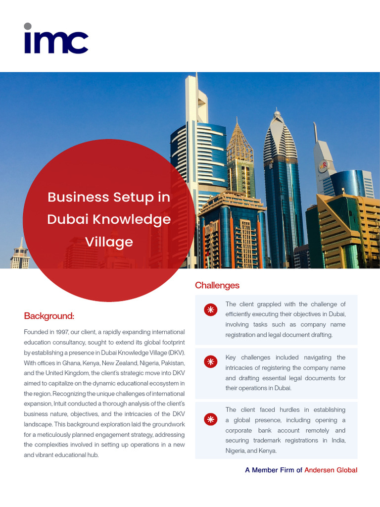 Dubai Knowledge Village | PDF | Accounting | Business
