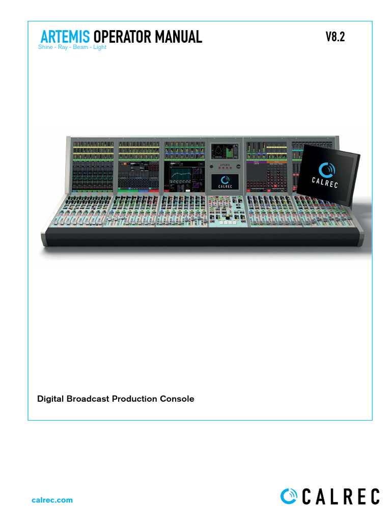 Artemis Operator Manual Overview | PDF | Equalization (Audio) | Electronics