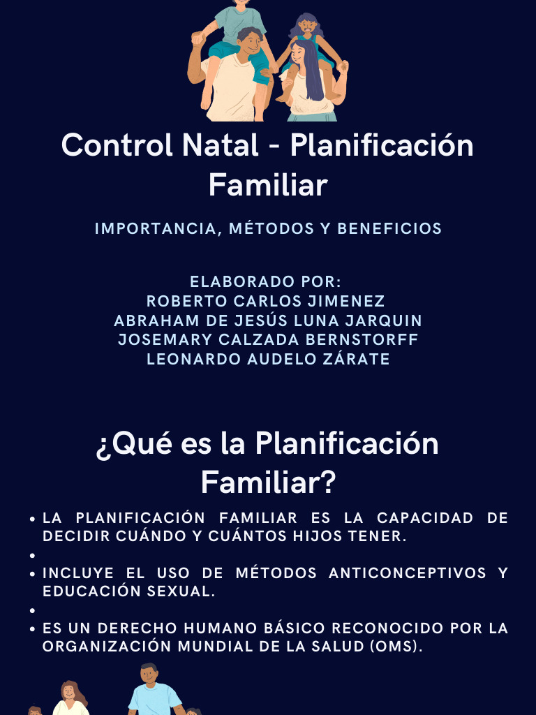 Control Natal y Planificación Familiar | PDF | Control de la natalidad ...