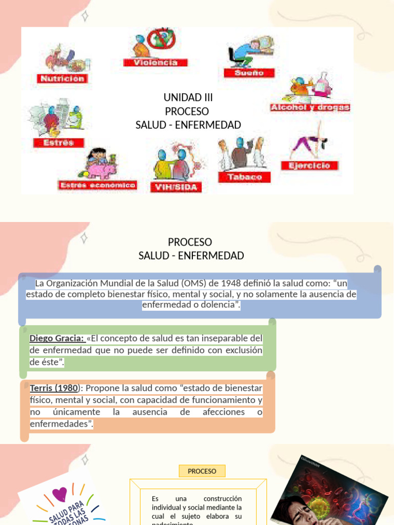 Proceso Salud-Enfermedad: Conceptos Clave | PDF | Sistema inmune | Mente