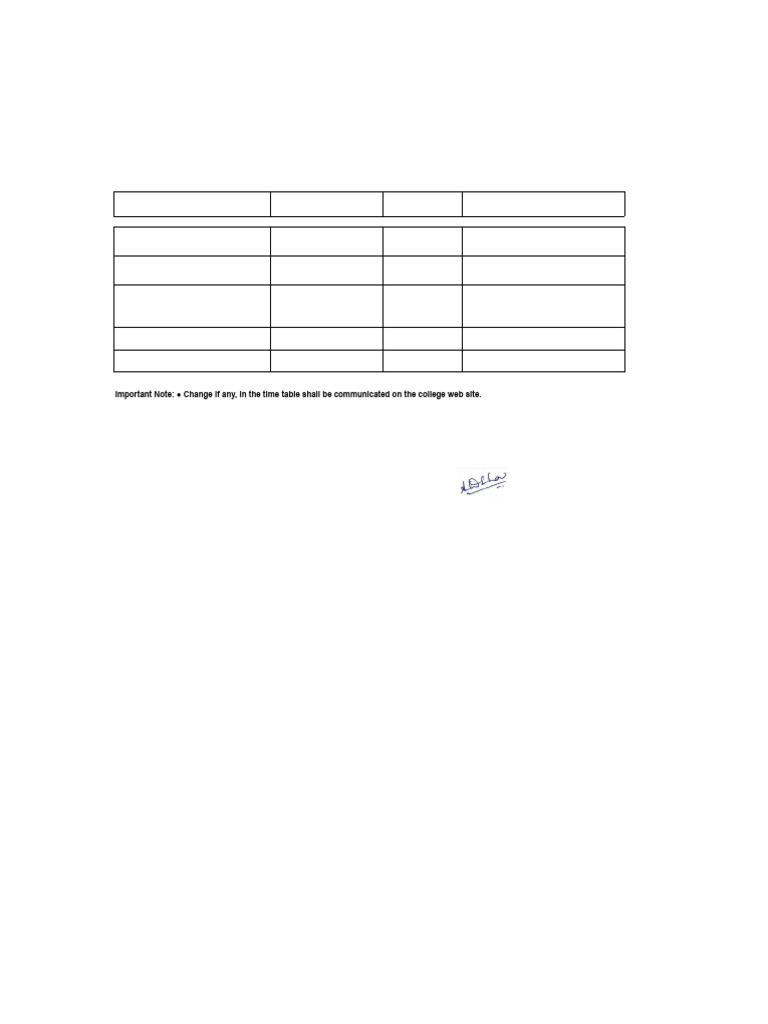 April 2021 Mechanical Engineering Exam Schedule | PDF