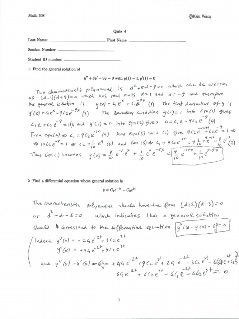 Math Quiz | PDF