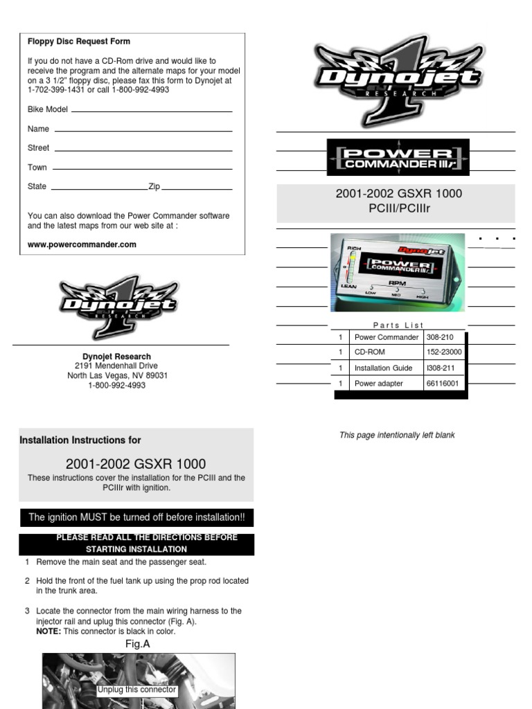 Power Commander III Installation Guide | PDF | Electrical Connector ...