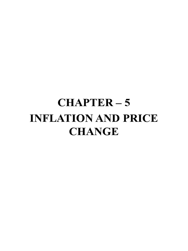 Understanding Inflation and Price Changes | PDF | Cost Of Living ...