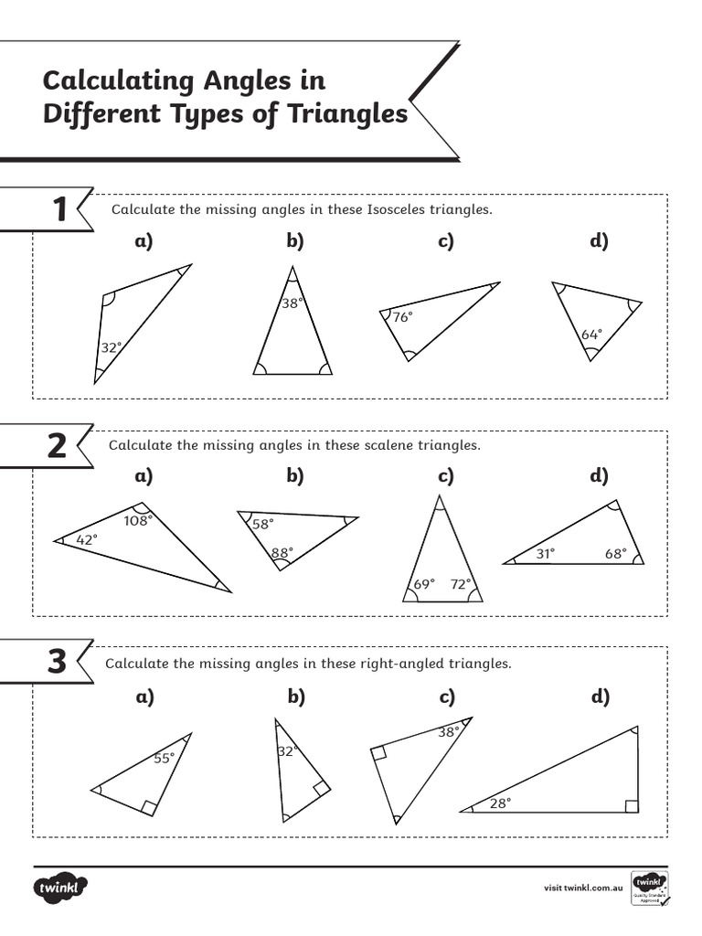 Au N 2549293 Calculating Angles in Similar Triangles Ver 2 1 | PDF