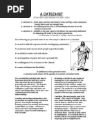 A Catechist is--For New Catechists