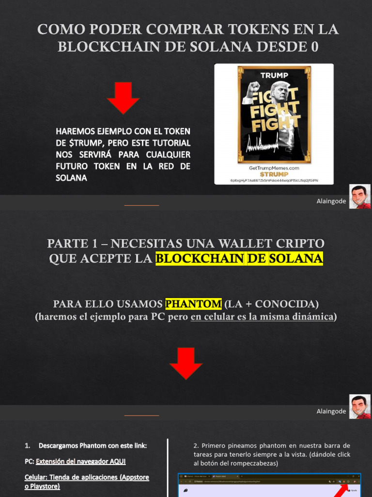 Cómo comprar tokens en Solana fácilmente | PDF