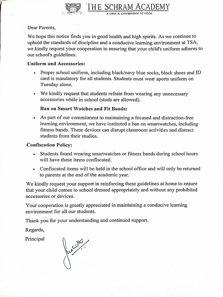 School Circular Pdf