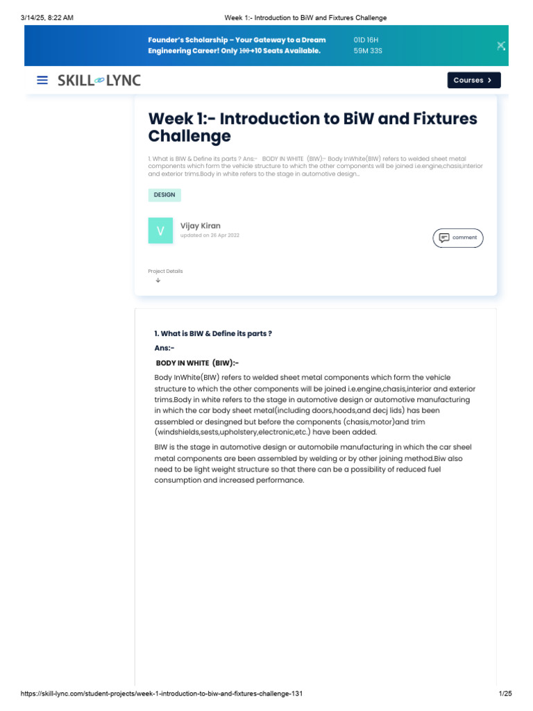 Introduction to BIW and Fixture Design | PDF | Mechanical Engineering
