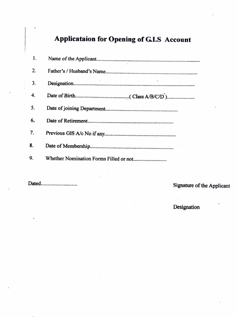 Haryana Govt. Employee GIS Form | PDF | Pension | Business