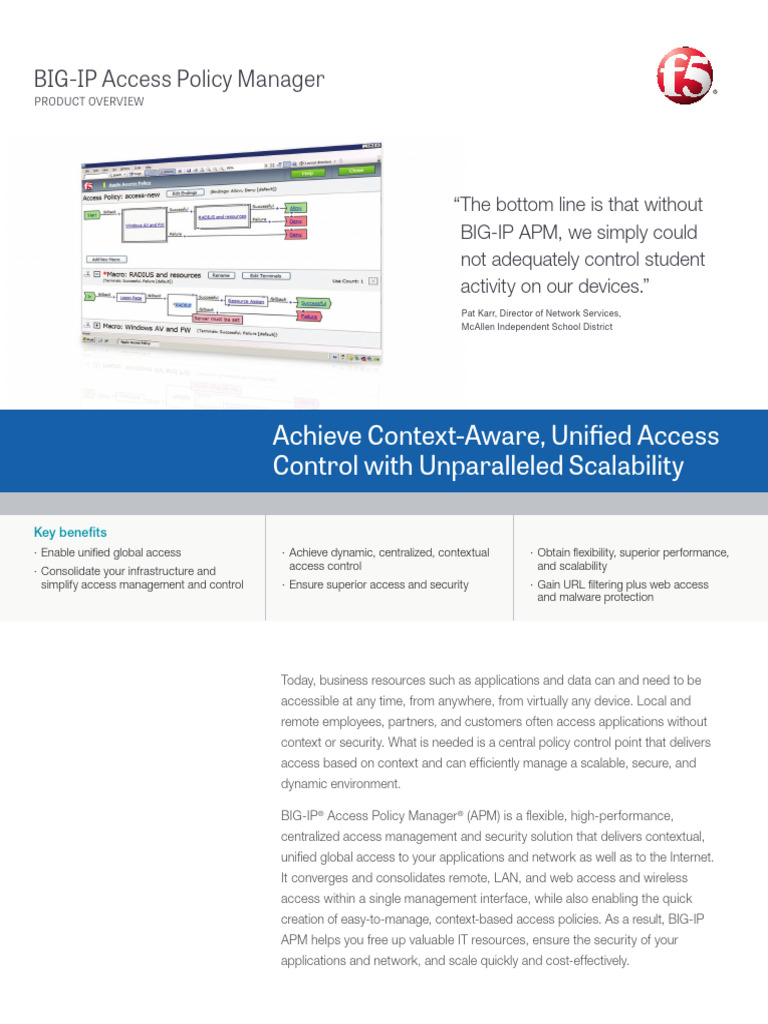 Unified Access Control with BIG-IP APM | PDF | Transport Layer Security ...