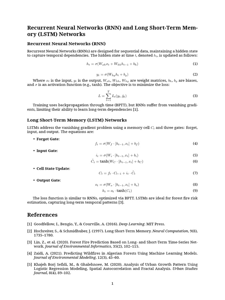Recurrent Neural Networks (RNN) and Long Short-Term Mem-Ory (LSTM ...