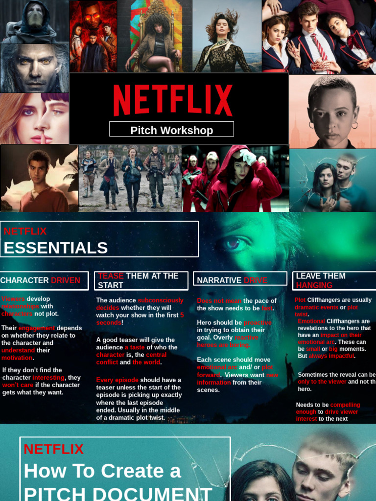 Netflix Pitch Workshop Essentials | PDF | Plot (Narrative) | Motivation