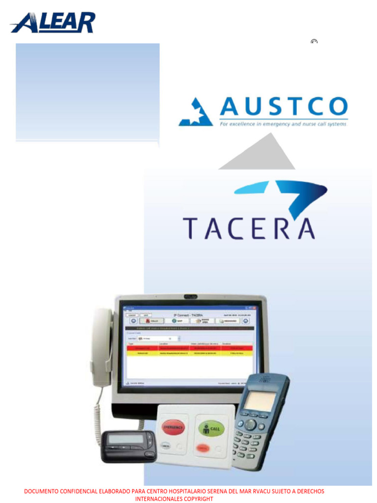 Sistema TACERA: Comunicación Hospitalaria IP | PDF | Voz sobre IP | Red ...