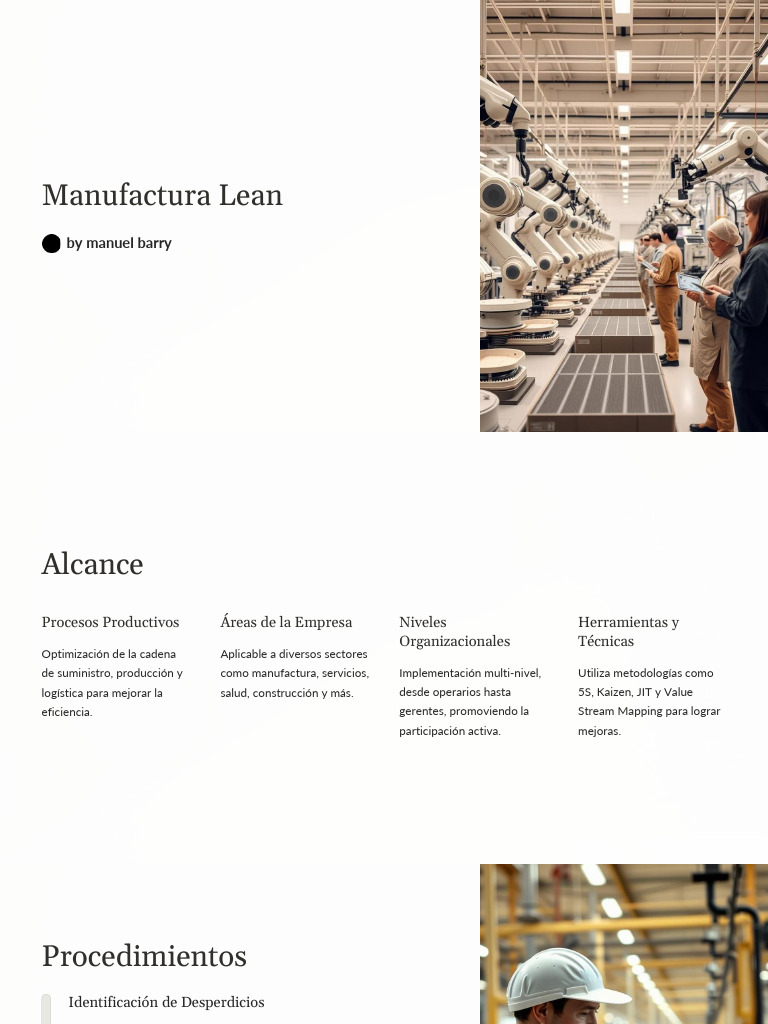 Estrategias de Manufactura Lean Eficiente | PDF | Lean Manufacturing ...