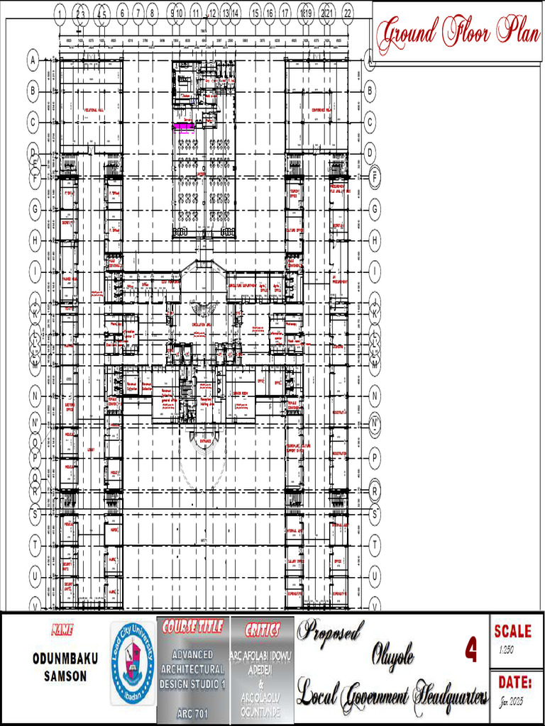 Ground Floor Plan Layout Details | PDF | Room | Food Storage