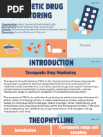 High-Risk Drug Therapy Monitoring List | PDF | Rtt | Health Care