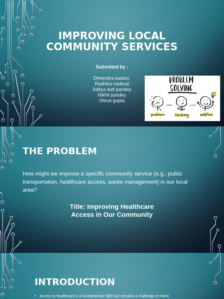 Improving Local Community Services 2 | PDF | Health Care | Hospital