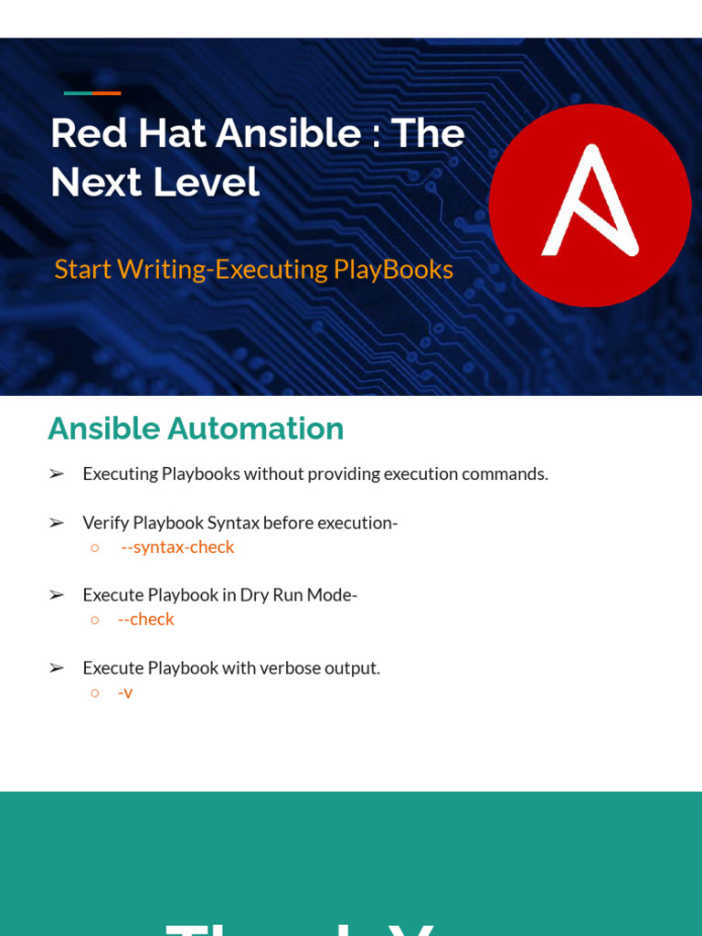Ansible Playbook Execution Guide | PDF