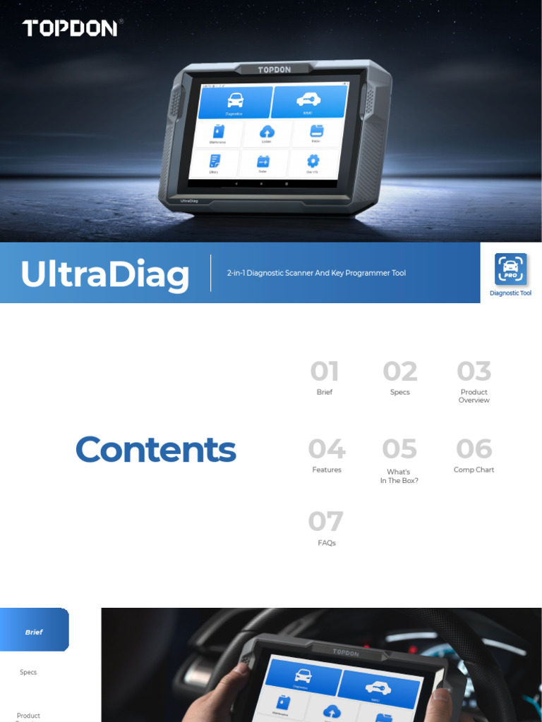 UltraDiag Product Profile | PDF | Usb | Computing