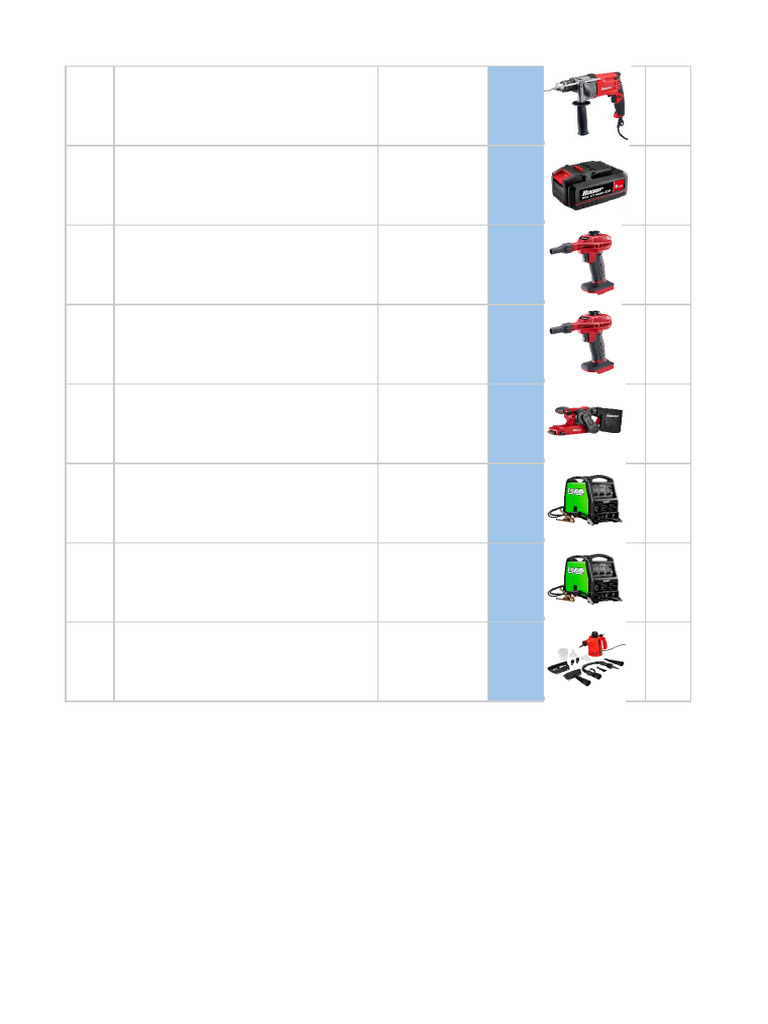 Power Tools and Generators Catalog | PDF