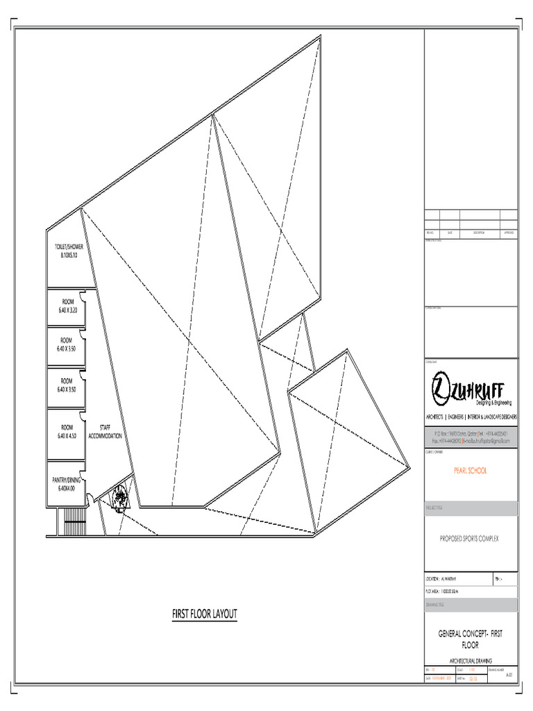 Proposed Sports Complex Drawing | PDF