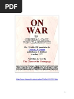 Carl Von Clausewitz on War