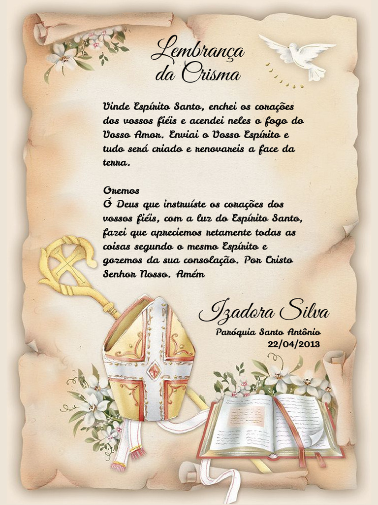 Mensagem de Lembrança da Crisma | PDF