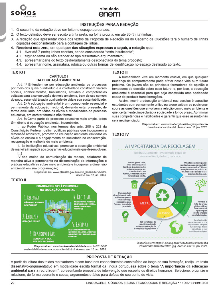 Educação Ambiental e Reciclagem no Brasil | PDF | Ambiente natural