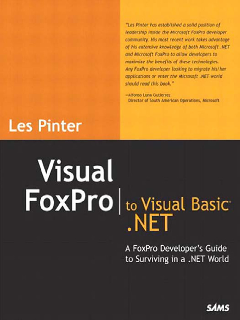 FoxPro to .NET Conversion Guide | PDF | Xml | Xslt