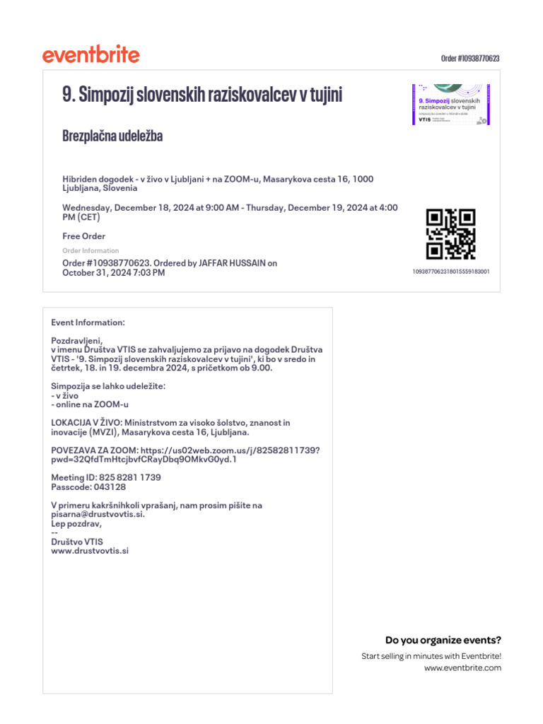 Conference Ticket | PDF