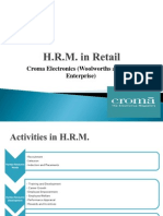 HRM Practices in Retail - Croma