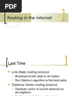 Routing in The Internet