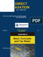 Direct Taxation: Click To Edit Master Subtitle Style