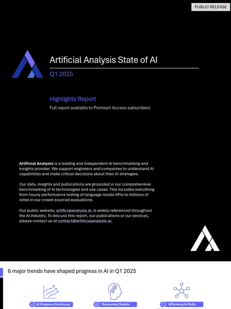 Q1 2025 AI Insights and Trends Report | PDF | Artificial Intelligence ...