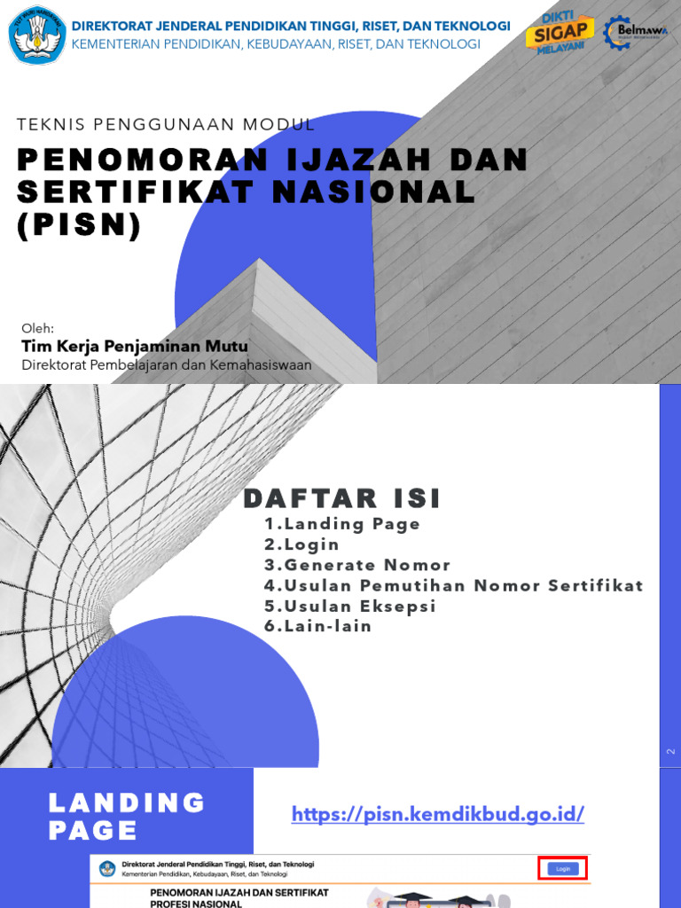 Panduan Teknis PISN Kemendikbud | PDF