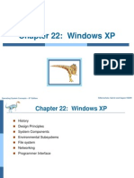 Chapter 22: Windows XP: Silberschatz, Galvin and Gagne ©2009 Operating System Concepts - 8 Edition