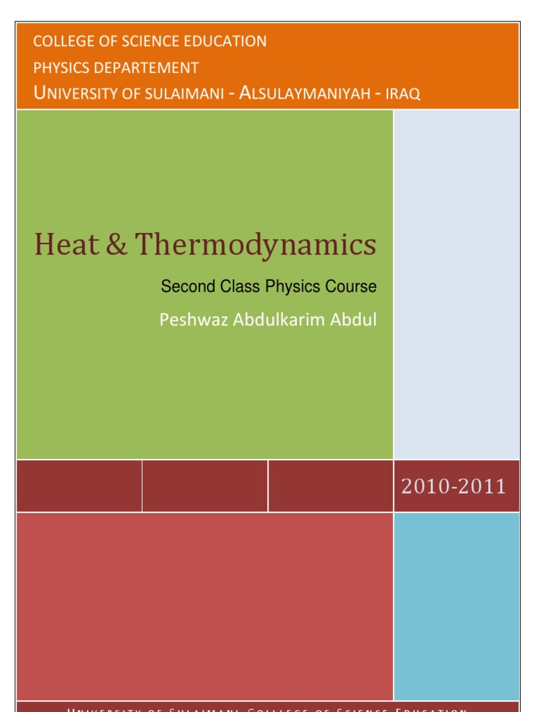 Heat & Thermodynamics Course Overview | PDF | Heat | Temperature