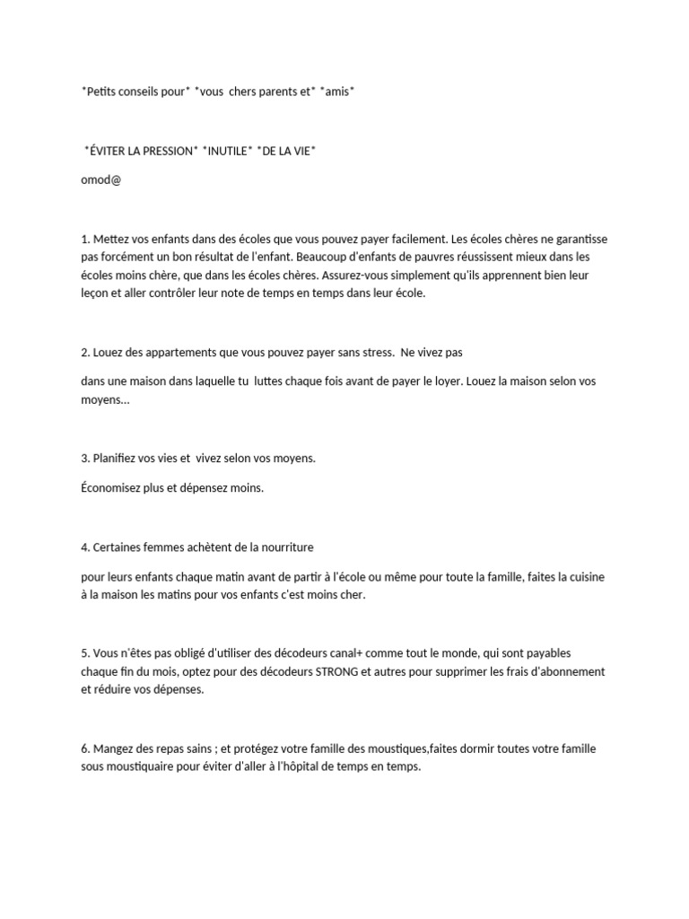 Vivre en autosuffisance et dépenser moins | PDF