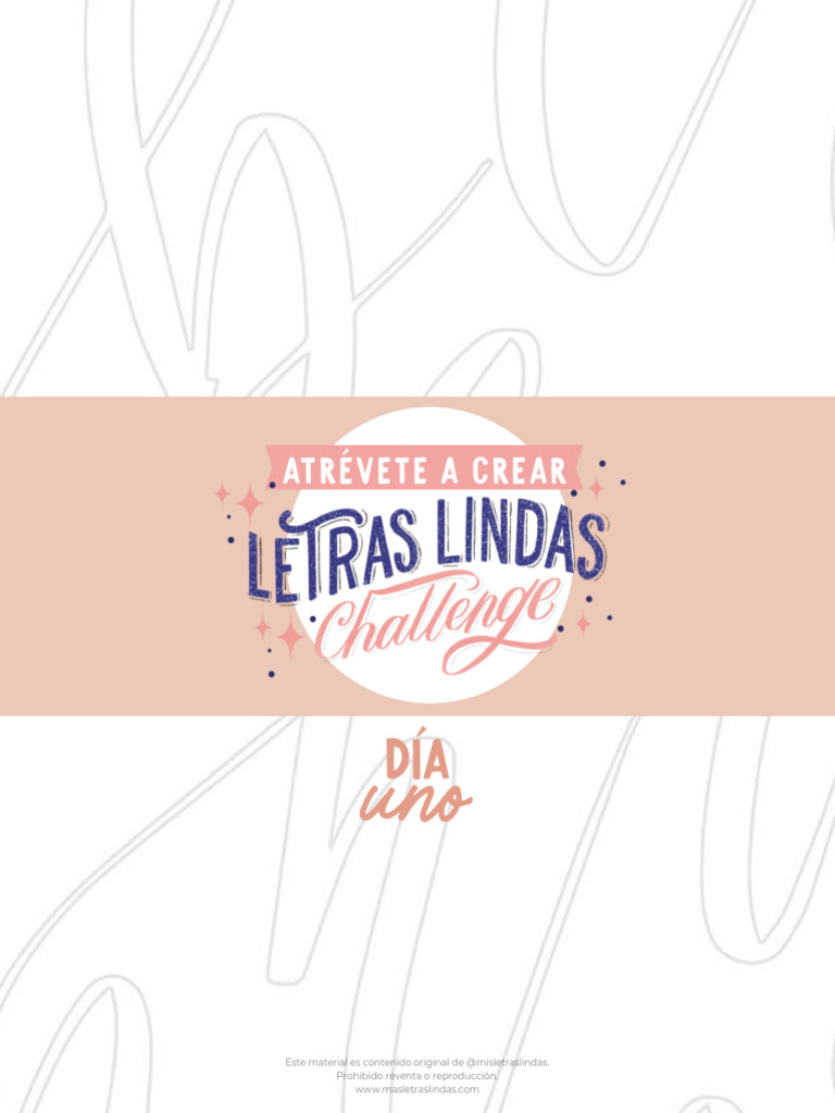 Reto de Letras Lindas: Día 1 | PDF