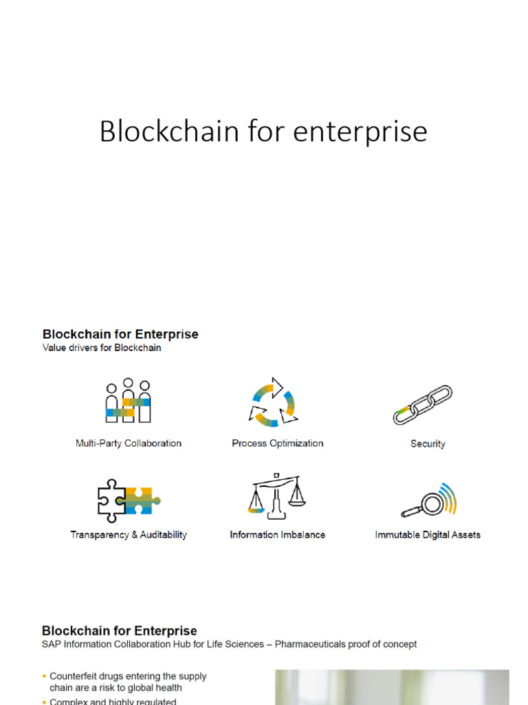 Blockchain For Enterprise | PDF