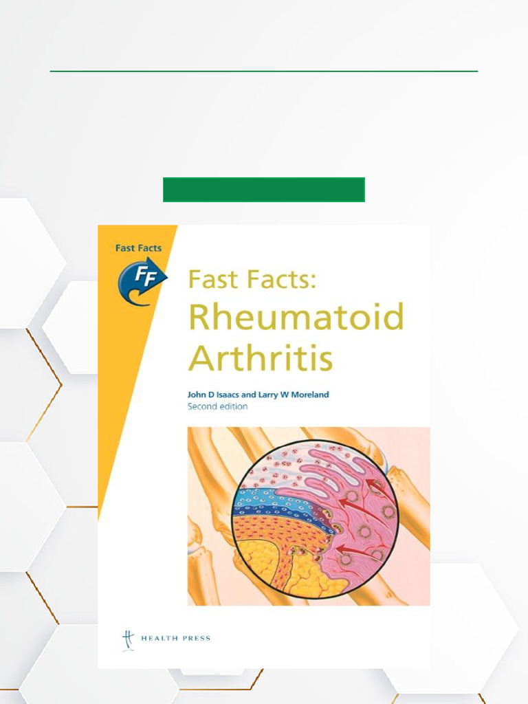 Fast Facts Rheumatoid Arthritis - 2nd Edition Entire Ebook Download ...