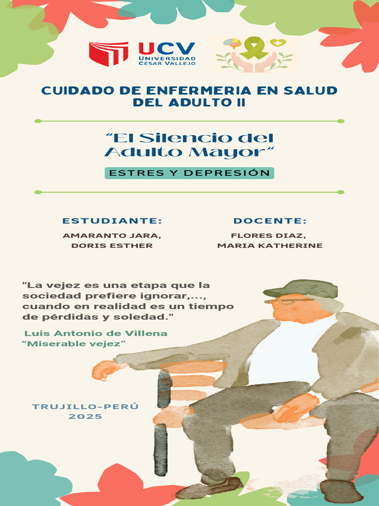 Estrés y Depresión en Adultos Mayores | PDF | Trastorno depresivo mayor ...