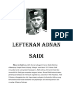 Leftenan Adnan Saidi