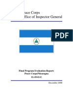 Peace Corps Nicaragua Program Evaluation Report IG0902E